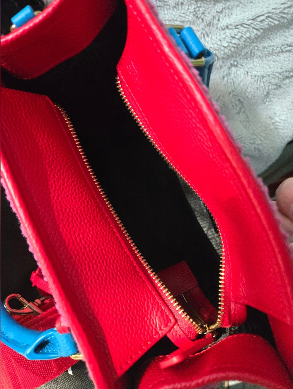 Kurt Geiger Pink, Red & Blue Mini Tote - Picture 5 of 8